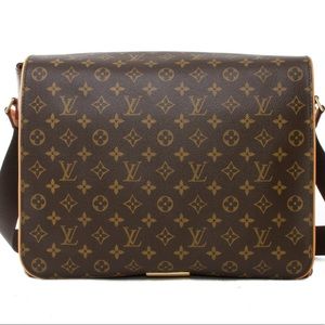Louis Vuitton Macassar Canvas Large Messenger Bag